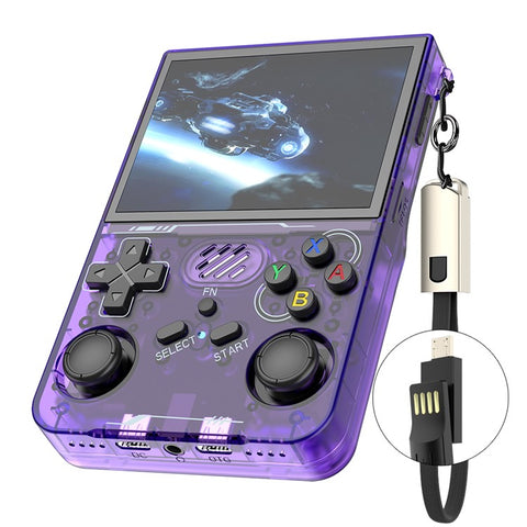 R36xx Handheld Game Console 3.5 Inch Screen Retro Arcade Gaming Controller, Standard Version / No TF Card