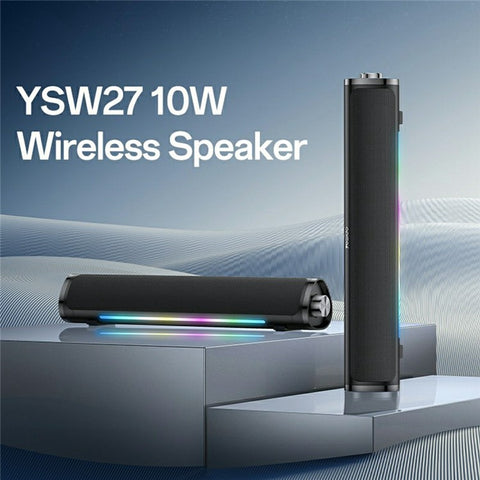 YESIDO YSW27 Wireless Speaker Audio System Sound Amplifier with Lighting for Home Entertainment