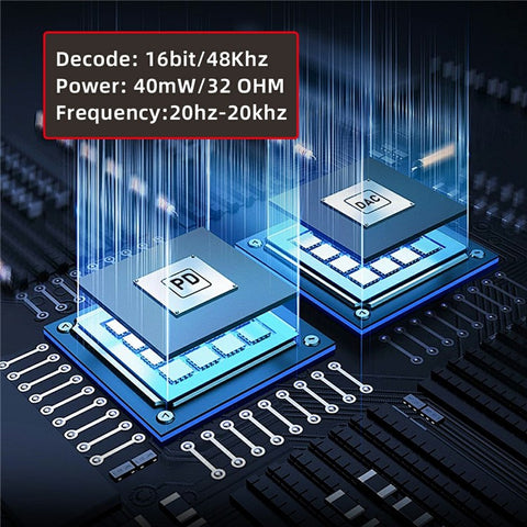 UC-075-PD Type-C to 3.5mm Audio DAC AUX Music + 100W PD Power CS201 Chip Adapter for Laptop Tablet Phone