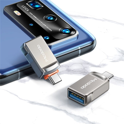 MCDODO OT-8730 USB-A 3.0 to Type-C Mini OTG Adapter