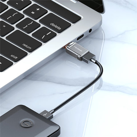 MCDODO OT-8730 USB-A 3.0 to Type-C Mini OTG Adapter