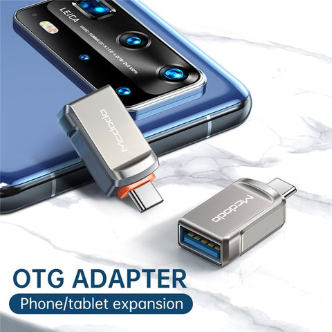 MCDODO OT-8730 USB-A 3.0 to Type-C Mini OTG Adapter