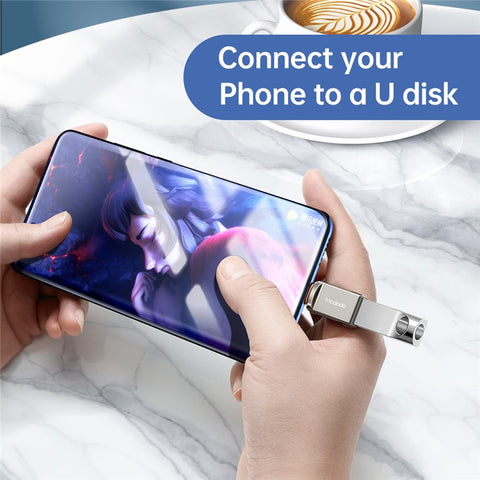 MCDODO OT-8730 USB-A 3.0 to Type-C Mini OTG Adapter