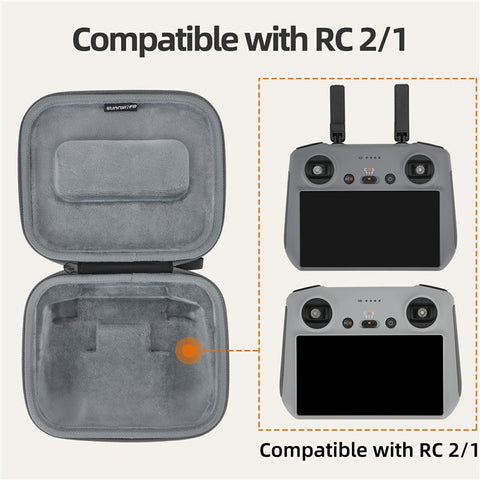 SUNNYLIFE B657 For DJI RC 2 / 1 Remote Control Protective Case Soft Lining Storage Bag