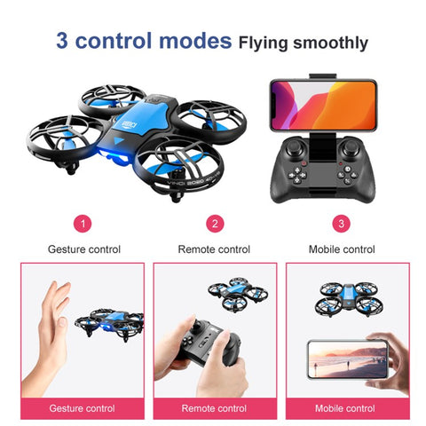 4DRC V8 Gesture Sensing Drone 5.0MP HD Camera FPV Air Pressure Altitude Hold Quadcopter Remote Control Aircraft with 1 Battery