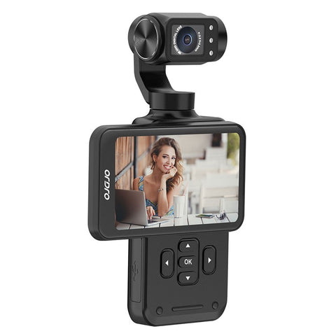 ORDRO M5 3 Axis Stabilizer Gimbal 3.5 Inch Rotating Screen Camcorder HD DV Travel Pocket Camera