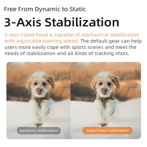 ORDRO M5 3 Axis Stabilizer Gimbal 3.5 Inch Rotating Screen Camcorder HD DV Travel Pocket Camera