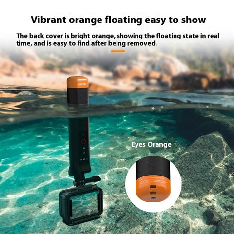 TELESIN S4-FHG-01-TGP For GoPro Hero 12 / 11 / 10 / 9 / 8 Buoyancy Rod Bluetooth-Compatible Underwater Remote Control