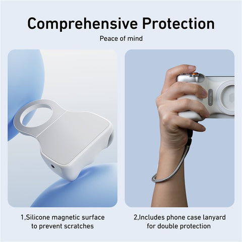 TELESIN Magsafe-Compatible Smartphone Camera Grip Cell Phone Handle Holder for Photography, MFI Certified