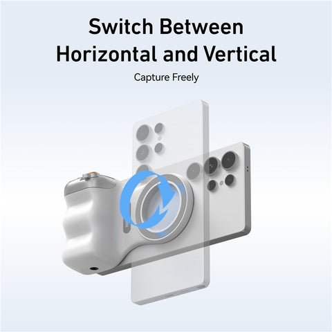 TELESIN Magsafe-Compatible Smartphone Camera Grip Cell Phone Handle Holder for Photography, MFI Certified