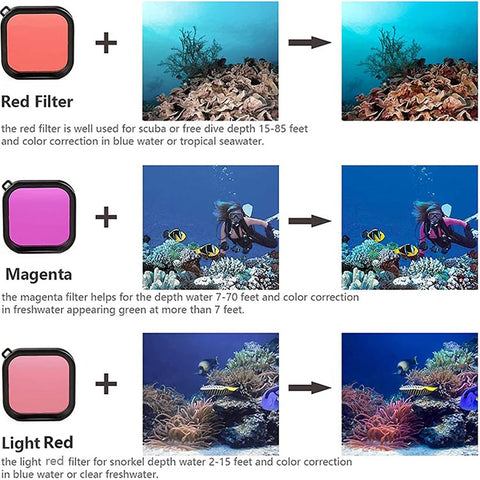 54-in-1 Accessories Kit for GoPro Hero 12 11 10 9 Waterproof Case Silicone Cover Tempered Glass Flim