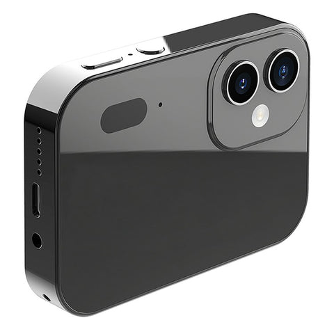 D6 3 Lens CCD Camera 4K Digital Camcorder Touchscreen Card Camera with 128GB Memory Card