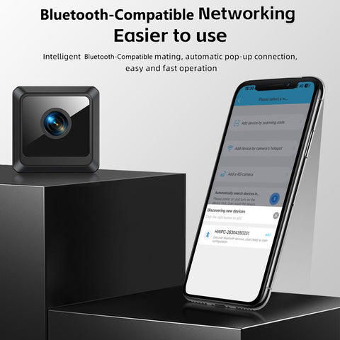 W02 1080P HD Security Camera Wide Angle Wireless Surveillance Camera Motion Detection WiFi Remote Monitor (No TF Card)