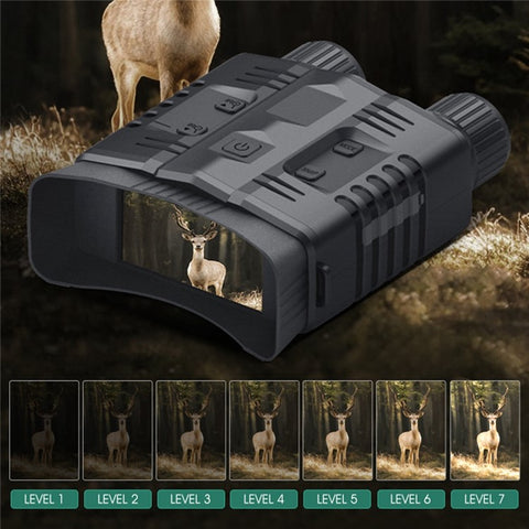 N003 Night Vision Goggles for Hunting, Full Color 4K HD Video WiFi Infrared Binoculars with 3.2 inch Screen
