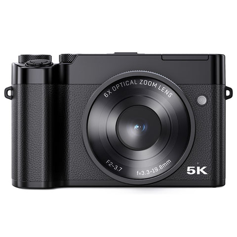 DC205X Dual Lens Camcorder High Definition Optical Zoom 5K Digital Camera Video Recorder