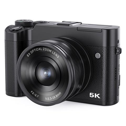 DC205X Dual Lens Camcorder High Definition Optical Zoom 5K Digital Camera Video Recorder