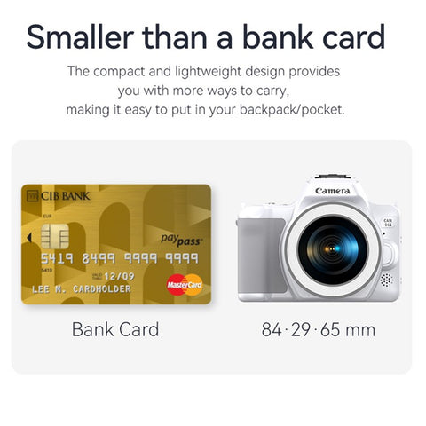 D11 Mini Digital Camera HD Video Recording DSLR Camera 48MP MAX with 64G Memory Card