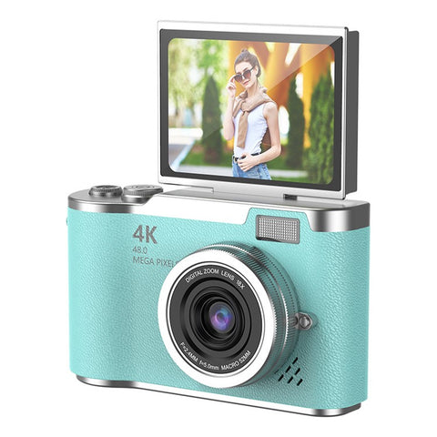 LK007 2.4 Inch Flip Screen High Definition Digital Camera 8X Zoom CCD Camcorder with 32G Memory Card + Card Reader