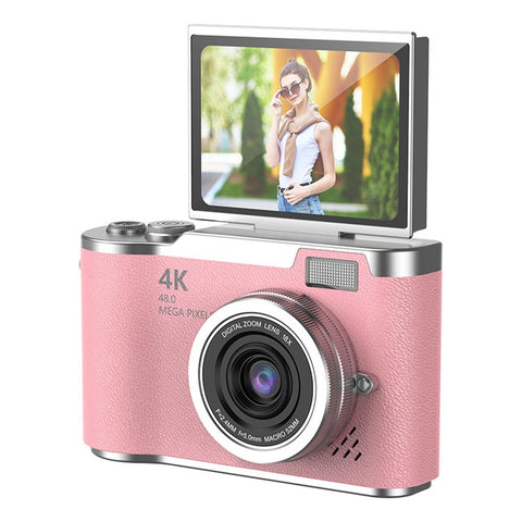 LK007 2.4 Inch Flip Screen High Definition Digital Camera 8X Zoom CCD Camcorder with 32G Memory Card + Card Reader