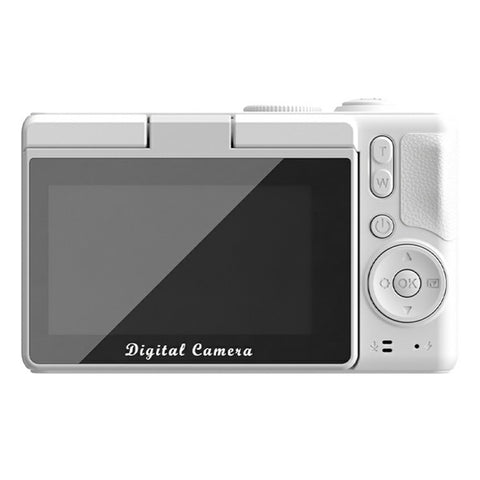 H8 3 Inch Flip Screen 48MP CCD Digital Camera 16X Digital Zoom 4K Video Recorder with 64G TF Card + Card Reader