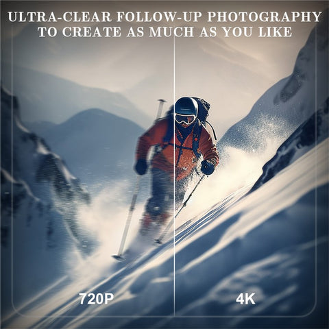 Z09 WiFi Outdoor Sports Cycling Video Recording Camera Rotatable Lens 4K HD Waterproof Camera