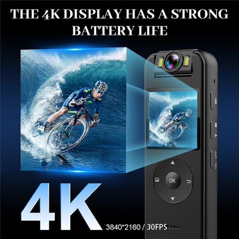 Z09 WiFi Outdoor Sports Cycling Video Recording Camera Rotatable Lens 4K HD Waterproof Camera