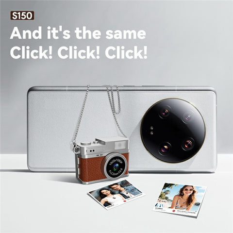 S150 Wearable Mini Camera 1080P HD Video 0.96 Inch IPS Display Necklace Pendant Retro Camera