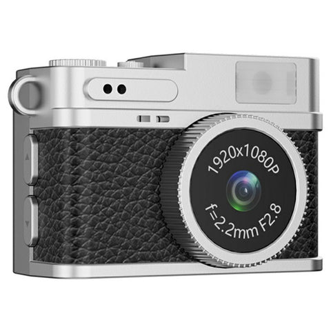 S150 Wearable Mini Camera 1080P HD Video 0.96 Inch IPS Display Necklace Pendant Retro Camera