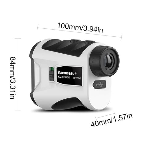 KAEMEASU KM-G600H Golfing Range Finder 5-600m Laser Rangefinder
