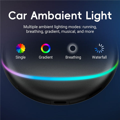 PCS47 Wired to Wireless Android 12 Carplay Adapter 2.4G / 5G Dual Band Car Android Auto AI Box