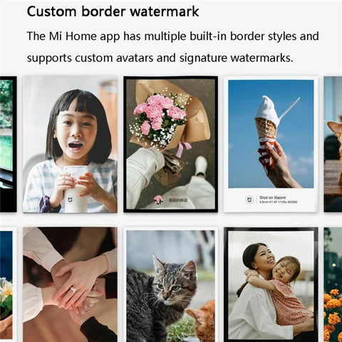 XIAOMI MIJIA 1S Pocket Photo Printer Wireless Inkless Mini Bluetooth-compatible Thermal Printer