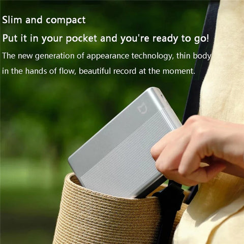 XIAOMI MIJIA 1S Pocket Photo Printer Wireless Inkless Mini Bluetooth-compatible Thermal Printer