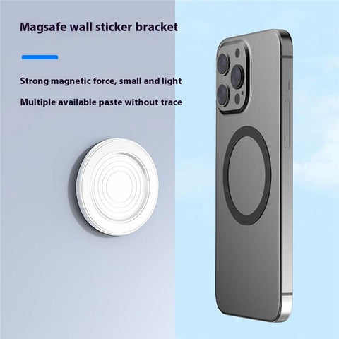 MG02 Magnetic Sticker Wall Mounted Phone Holder Mount for iPhone / Android Phone