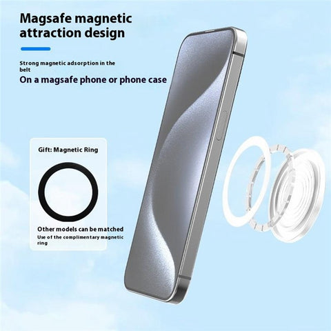 MG02 Magnetic Sticker Wall Mounted Phone Holder Mount for iPhone / Android Phone