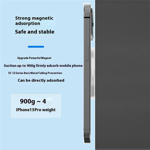 MG02 Magnetic Sticker Wall Mounted Phone Holder Mount for iPhone / Android Phone