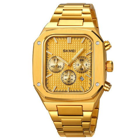 SKMEI 2201 Stylish Men Business Quartz Watch Square Luminous Wrist Watch