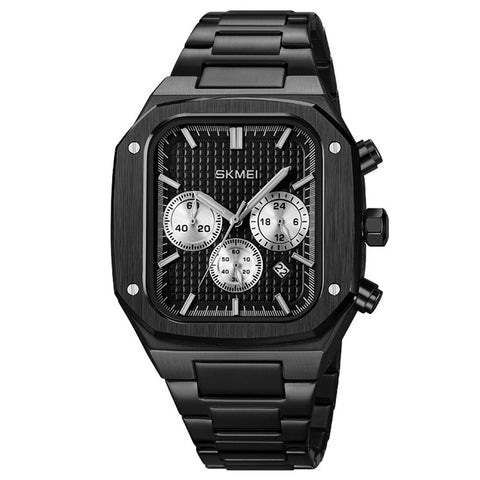 SKMEI 2201 Stylish Men Business Quartz Watch Square Luminous Wrist Watch
