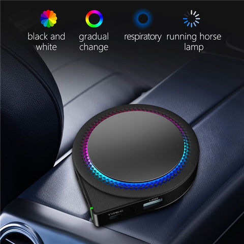 GT6 Pro Android 13 Wireless Carplay Adapter with Ambient Light Support HD Output, 8+128GB