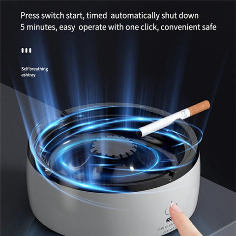606 Rechargeable Ashtray Air Purifier Home Office Car Smoke Odor Removal Machine