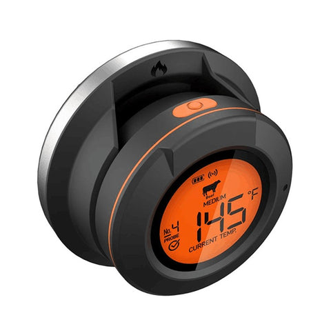 AT-02 Bluetooth-compatible BBQ Meat Thermometer Wireless Digital Grill Thermometer with LCD Display (No FDA, BPA Free)