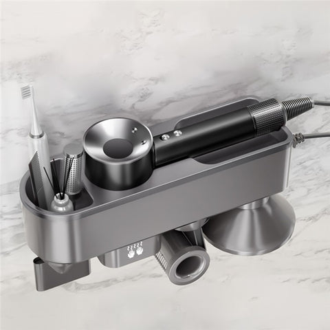 Hair Dryer Holder Wall Mount Stand Blower Hanger Storage Shelf Smart Hand Dryer