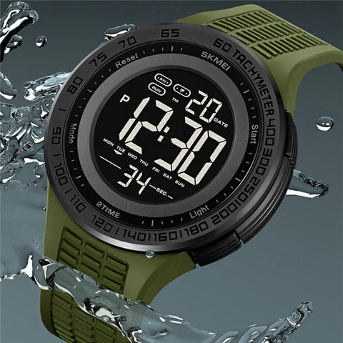 SKMEI 2155 Simple Fashion Luminous Digital Watch Calendar Electronic Wrist Watch