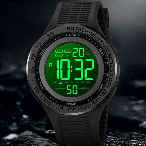 SKMEI 2155 Simple Fashion Luminous Digital Watch Calendar Electronic Wrist Watch