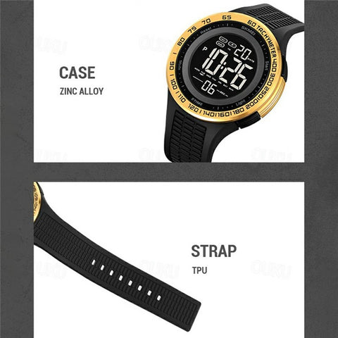SKMEI 2155 Simple Fashion Luminous Digital Watch Calendar Electronic Wrist Watch