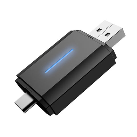 PL6 2 In 1 USB / Type-C Wireless CarPlay Adapter for Wired CarPlay Android Auto Conversion Box