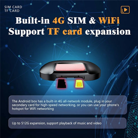 GT8 3 in 1 Wireless Smart Car Android Box 4GB RAM + 64GB Storage Car Play Adapter Android Auto