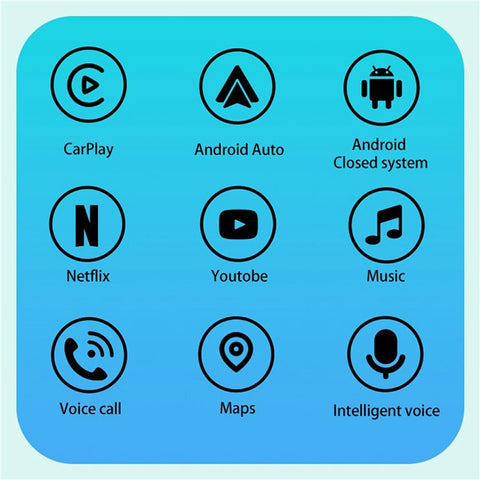 FB2 Bluetooth-compatible + WiFi Wireless CarPlay Box Automatic Connection Android Auto Adapter for Wired Car Systems