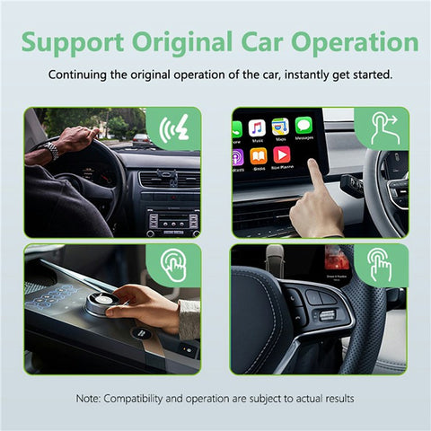 FB3 Wireless Car Play Adapter Box for Wired Car Systems Bluetooth-compatible 5.0 WiFi 5.8G Quad-Core A53 Processor
