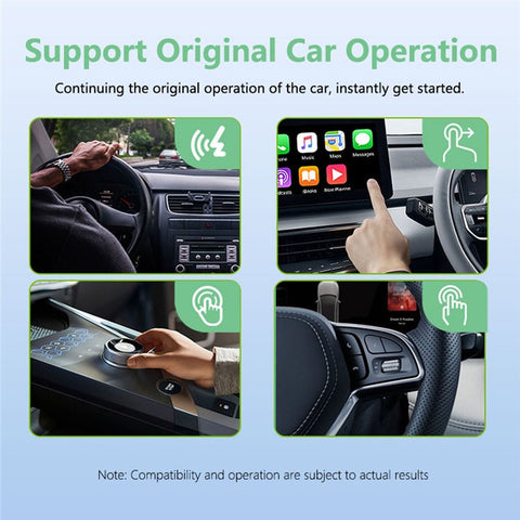 FB1 Wireless Android Auto Box Auto Connection Bluetooth-compatible / Wifi CarPlay Adapter for Wired Car Systems , 2 + 16GB