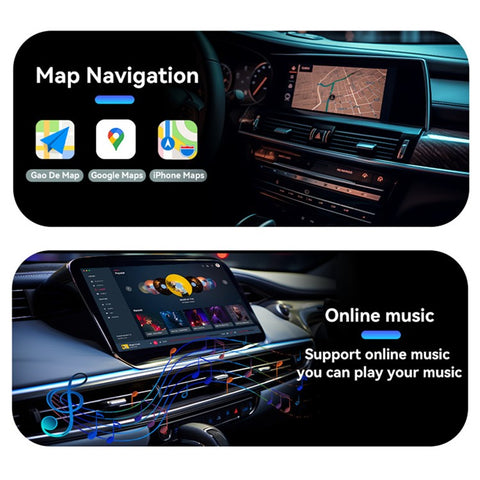 FB1 Wireless Android Auto Box Auto Connection Bluetooth-compatible / Wifi CarPlay Adapter for Wired Car Systems , 2 + 16GB